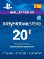 PlayStation Network Gift Card 20 EUR PSN SPAIN