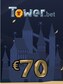 Tower.bet Gift Card 70 EUR in BTC - Tower.bet Key - GLOBAL