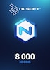 8000 NCoins NCSoft Code EUROPE