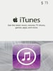 Apple iTunes Gift Card 75 USD - iTunes Key - NORTH AMERICA