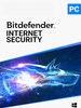Bitdefender Internet Security (3 Devices, 2 Years) - PC - Key INTERNATIONAL