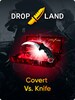 Counter-Strike: Global Offensive RANDOM COVERT VS. KNIFE SKIN BY DROPLAND.NET - Key - GLOBAL