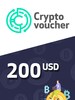Crypto Voucher Card 200 USD - CryptoVoucherCard Key - GLOBAL