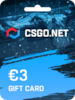 CSGO.net Gift Card 3 EUR