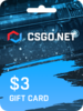 CSGO.net Gift Card 3 USD