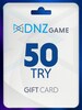 DNZGame Gift Card 50 TRY - Key - GLOBAL
