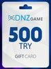 DNZGame Gift Card 500 TRY - Key - GLOBAL