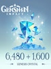 Genshin Impact 6,480 + 1,600 Genesis Crystals - ReidosCoins Key - GLOBAL