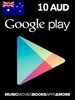 Google Play Gift Card 10 AUD - Google Play Key - AUSTRALIA