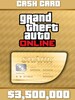 Grand Theft Auto Online: The Whale Shark Cash Card (PC) 3 500 000 - Rockstar Key - UNITED STATES