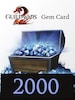Guild Wars 2 GAMECARD 2000 Gems Arena.net Key EUROPE