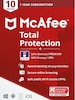 McAfee Total Protection Plus VPN (10 Devices, 1 Year) - McAfee Key - LATAM