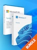 Microsoft Windows 11 Home & Microsoft Office 365 Family Bundle (PC, Mac) (6 Devices, 6 Months) - Microsoft Key - GLOBAL