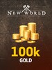 New World Gold 100k Crassus - EUROPE (CENTRAL SERVER)