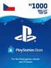 PlayStation Network Gift Card 1 000 CZK - PSN Key - CZECH REPUBLIC