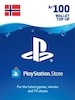 PlayStation Network Gift Card 100 NOK PSN NORWAY