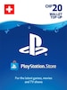 PlayStation Network Gift Card 20 CHF - PSN SWITZERLAND