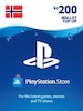 PlayStation Network Gift Card 200 NOK - PSN NORWAY