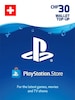 PlayStation Network Gift Card 30 CHF PSN SWITZERLAND