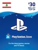 PlayStation Network Gift Card 30 USD - PSN Key - LEBANON