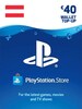 PlayStation Network Gift Card 40 EUR - PSN AUSTRIA