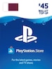 PlayStation Network Gift Card 45 USD - PSN QATAR