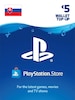 PlayStation Network Gift Card 5 EUR - PSN Key - SLOVAKIA