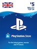 PlayStation Network Gift Card 5 GBP - PSN Key - UNITED KINGDOM
