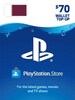 PlayStation Network Gift Card 70 USD - PS4 - QATAR