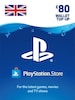 PlayStation Network Gift Card 80 GBP - PSN UNITED KINGDOM