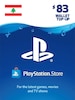 PlayStation Network Gift Card 83 USD - PSN Key - LEBANON
