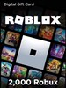 Roblox Gift Card (PC) 2 000 Robux - Roblox Key - UNITED KINGDOM