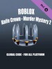 Roblox - Knife Crown - Murder Mystery 2 - Roblox Key - GLOBAL