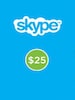 Skype Prepaid Gift Card 25 USD Skype GLOBAL
