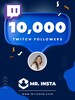 Twitch 10000 Followers - Mrinsta.com
