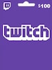 Twitch Gift Card 100 USD - twitch Key - UNITED STATES