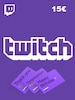 Twitch Gift Card 15 EUR - twitch Key - ITALY