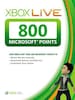Xbox Live Microsoft Points Card 800 Points Xbox Live GLOBAL