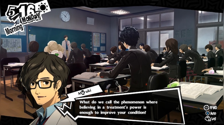 Persona 5 School in game