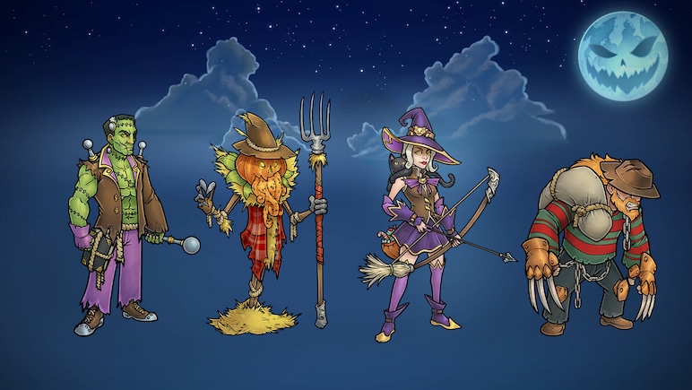 Across the Obelisk: Spooky Night in Senenthia