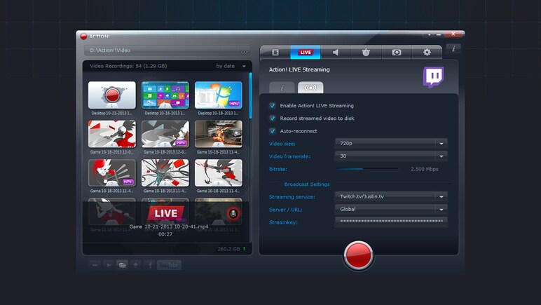 Action! - Gameplay Recording and Streaming
