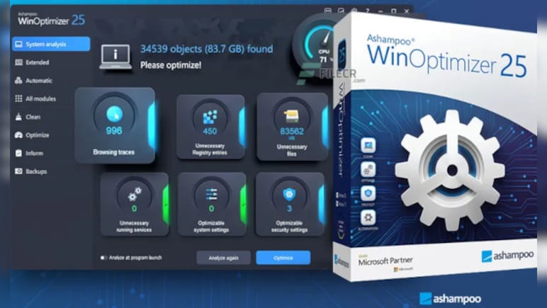 Ashampoo WinOptimizer 25