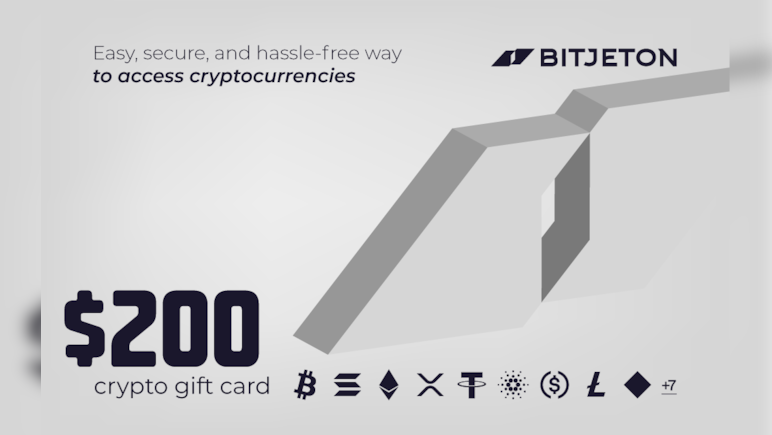 BitJeton Crypto Gift Card