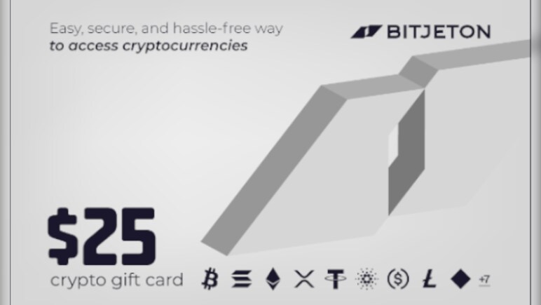 BitJeton Crypto Gift Card