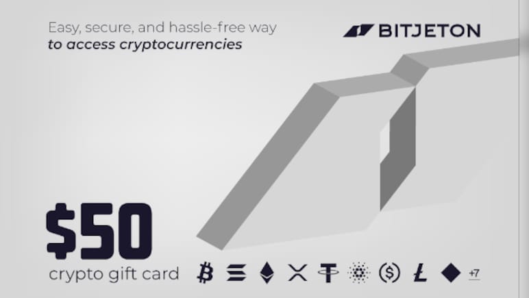 BitJeton Crypto Gift Card