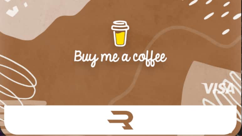 Buy me a coffee Gift Card