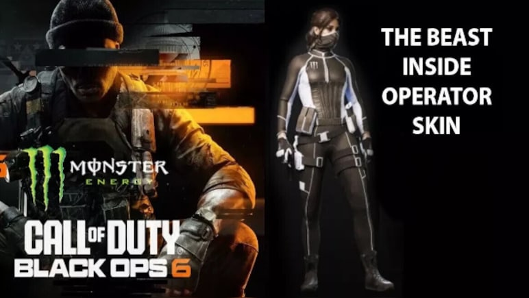 Call of Duty: Black Ops 6 - The Beast Inside Operator Skin + 15 Min Double XP