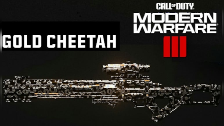 Call of duty Modern Warfare 3: Golden cheetah Weapon Camo PC, PS5, PS4, Xbox Series X/S, Xbox One