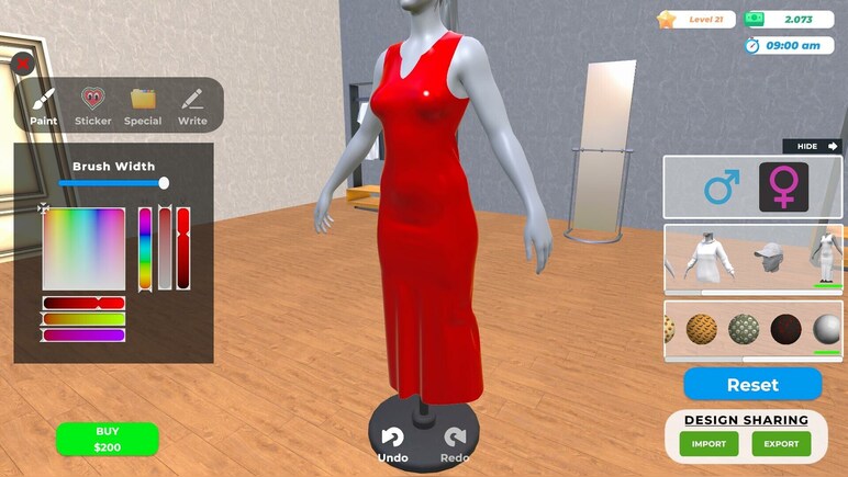 Clothing Store Simulator