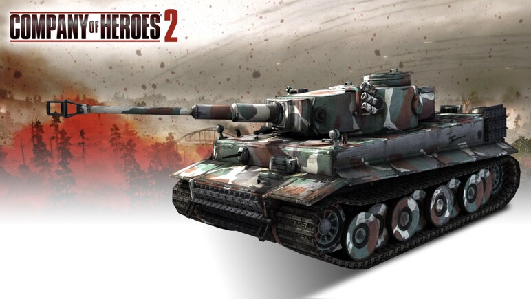 Company of Heroes 2 - German Skin: (H) Four Color Disruptive Pattern